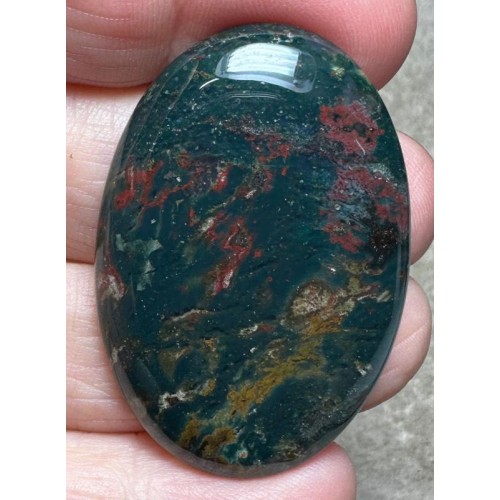 Oval 43x29mm Indian Bloodstone Cabochon 41