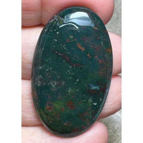 Oval 42x25mm Indian Bloodstone Cabochon 43