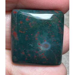 Rectangle 24x22mm Indian Bloodstone Cabochon 44