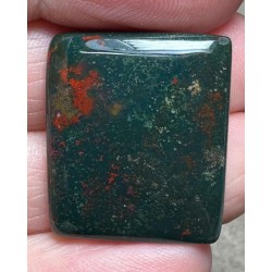 Rectangle 23x20mm Indian Bloodstone Cabochon 46