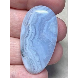 Oval 42x22mm Blue Lace Agate Cabochon 01