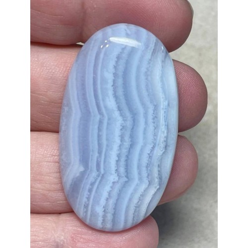 Oval 44x25mm Blue Lace Agate Cabochon 05