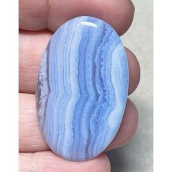 Oval 40x25mm Blue Lace Agate Cabochon 09