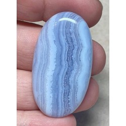 Oval 43x24mm Blue Lace Agate Cabochon 11