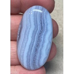 Oval 45x24mm Blue Lace Agate Cabochon 12