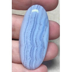 Oval 55x25mm Blue Lace Agate Cabochon 13
