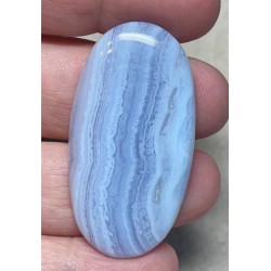 Oval 46x24mm Blue Lace Agate Cabochon 21