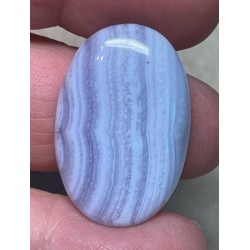 Oval 29x20mm Blue Lace Agate Cabochon 25