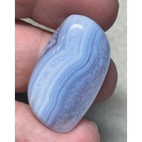 Freeform 32x18mm Blue Lace Agate Cabochon 26