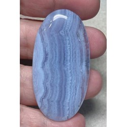 Oval 56x29mm Blue Lace Agate Cabochon 30