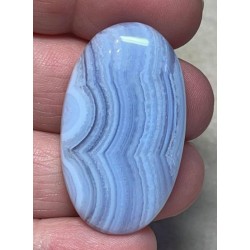Oval 39x23mm Blue Lace Agate Cabochon 37