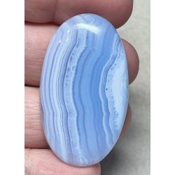 Oval 45x26mm Blue Lace Agate Cabochon 38