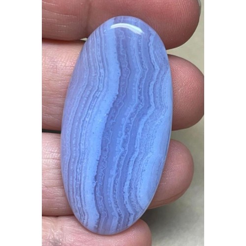 Oval 48x23mm Blue Lace Agate Cabochon 42