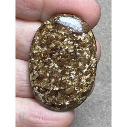 Oval 39x27mm Bronzite Cabochon 18