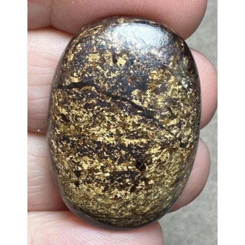 Oval 32x23mm Bronzite Cabochon 19