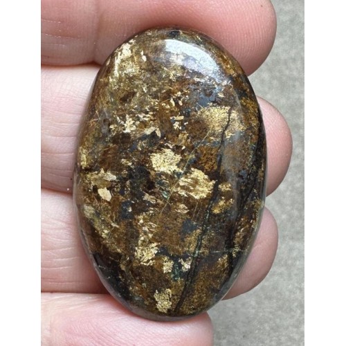 Oval 38x24mm Bronzite Cabochon 23