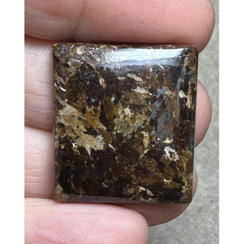 Rectangle 27x24mm Bronzite Cabochon 24
