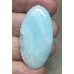 Oval 46x24mm Caribbean Blue Calcite Cabochon 24