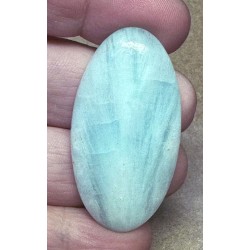 Oval 46x24mm Caribbean Blue Calcite Cabochon 28