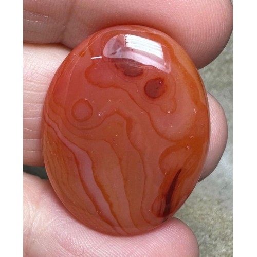 Oval 29x23mm Carnelian Cabochon 56