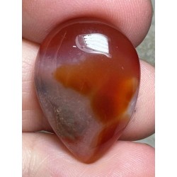 Teardrop 25x18mm Carnelian Cabochon 63