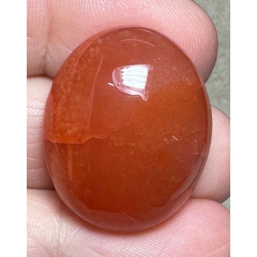 Oval 27x22mm Carnelian Cabochon 64