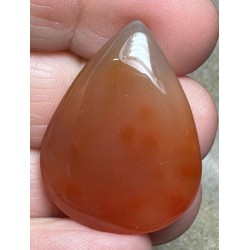 Teardrop 32x24mm Carnelian Cabochon 65