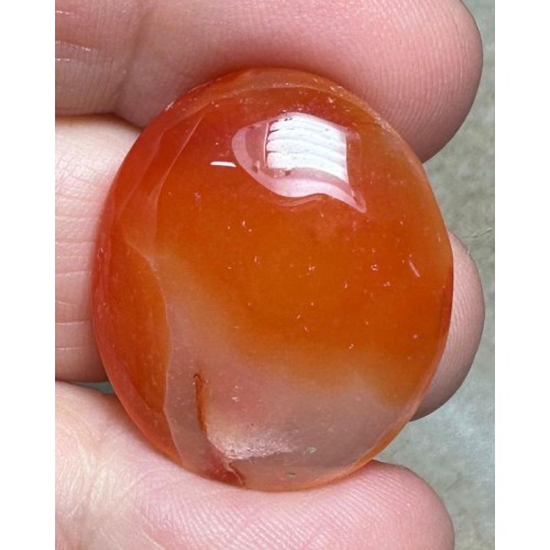 Oval 27x22mm Carnelian Cabochon 66