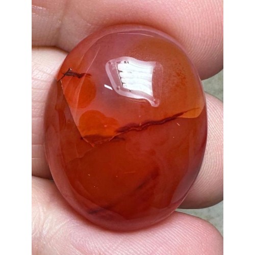 Oval 26x20mm Carnelian Cabochon 69