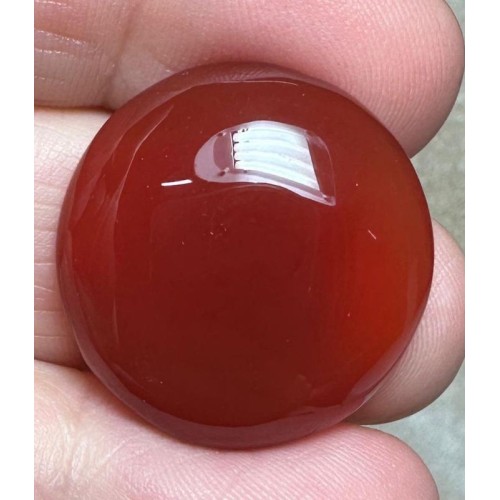 Oval 24x23mm Carnelian Cabochon 75