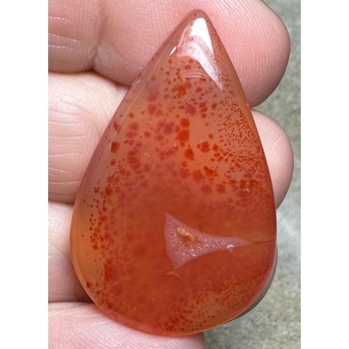 Teardrop 38x23mm Carnelian Cabochon 77