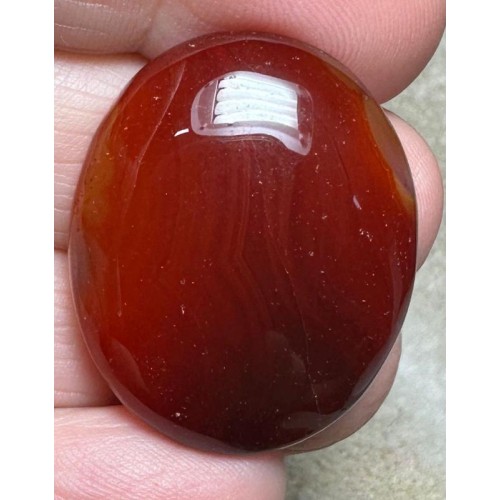 Oval 30x25mm Carnelian Cabochon 81