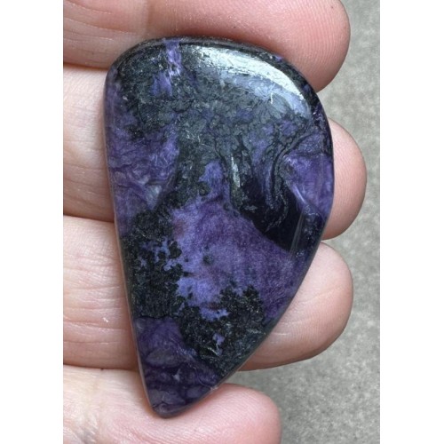 Freeform 43x25mm Designer Charoite Cabochon 19