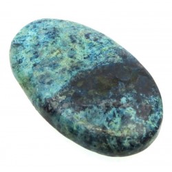 Oval 35x21mm Chrysocolla with Azurite Cabochon 08