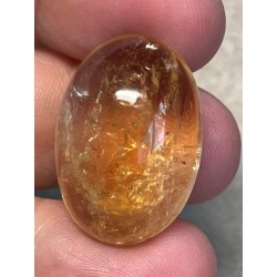 Oval 27x18mm Citrine Cabochon 28