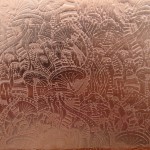 0.55 Thick 60x60mm Bare Copper Plate Psychedelic Mushrooms Design 02