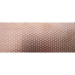 0.55 Thick 60x60mm Bare Copper Plate Honeycomb Inwards Design 20