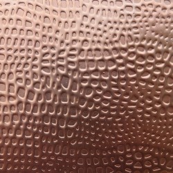 0.55 Thick 60x60mm Bare Copper Plate Reptile Skin Design 25
