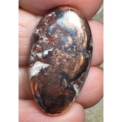 Oval 31x18mm Native Copper in Dolomite Cabochon 10