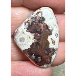 Freeform 29x22mm Native Copper in Dolomite Cabochon 18