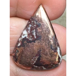 Teardrop 29x22mm Native Copper in Dolomite Cabochon 24