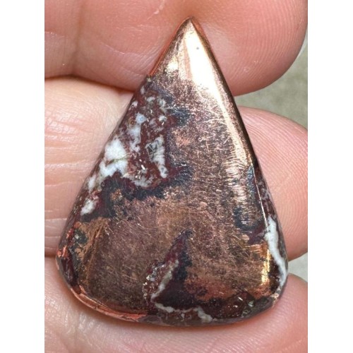 Teardrop 29x22mm Native Copper in Dolomite Cabochon 24