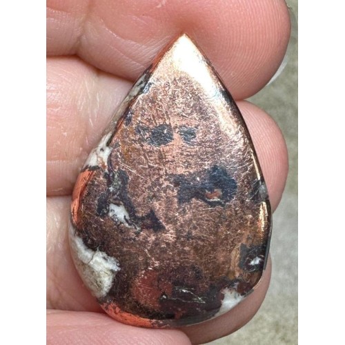 Teardrop 31x21mm Native Copper in Dolomite Cabochon 25