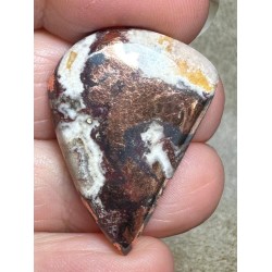 Freeform 33x24mm Native Copper in Dolomite Cabochon 27