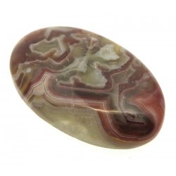 Oval 36x23mm Crazy Lace Agate Cabochon 14