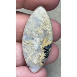 Marquise 44x20mm Dendritic Tiger Agate Cabochon 02