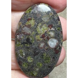 Oval 45x28mm Epidote Cabochon 10