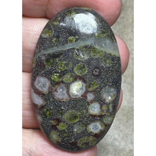 Oval 46x28mm Epidote Cabochon 11