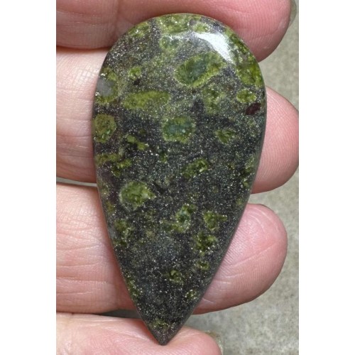 Teardrop 45x23mm Epidote Cabochon 20