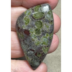 Freeform 44x25mm Epidote Cabochon 23